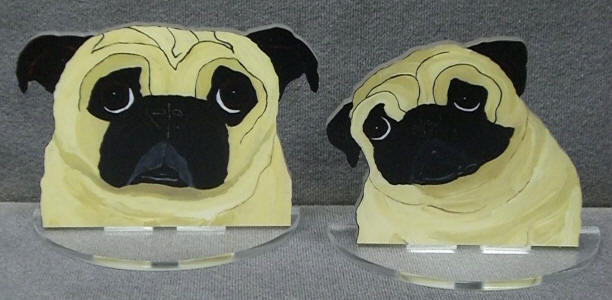 3D Sculptures - Pug Designs A59 & A46
