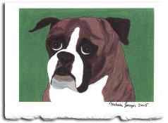 Note Card - Boxer