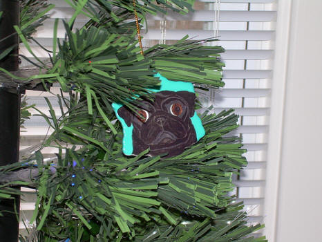 Ornament Pug Design A23 - Photo courtesy of Amy Maxwell, IN