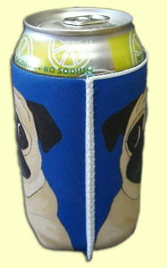 Side View:  Design is on both sides of the cooler.