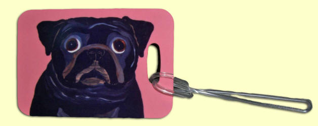 Flag your bag for easy retrieval! Pug Design A50