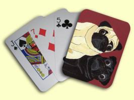 Playing Cards - Design A25 showing horizonal orientation.