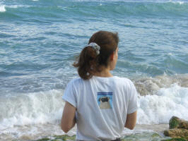 Back of Women's T-Shirt (Size Small Pictured)