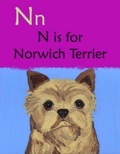 Page Detail - N is for Norwich Terrier